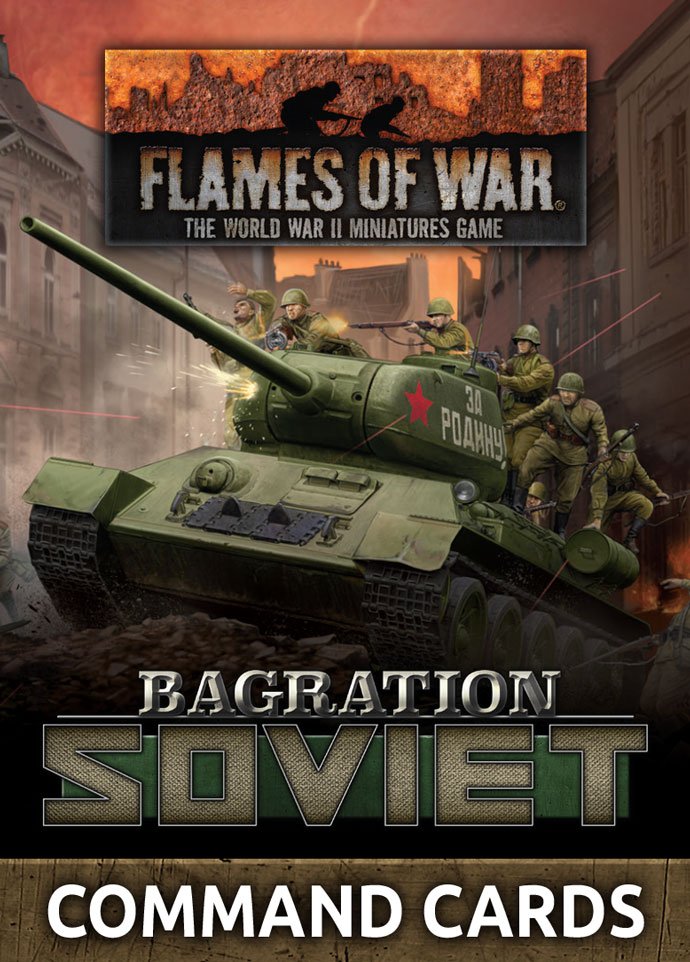 Flames Of War D-Day; Soviet Command Cards