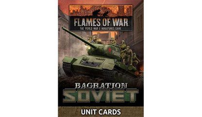 Flames of War: Bagration Soviet Unit Cards