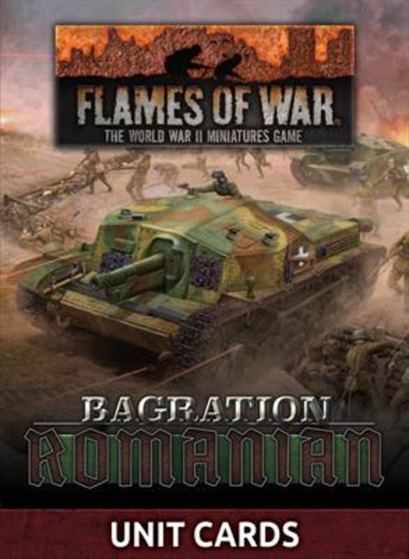 Flames Of War Unit Cards: Bagration Romanian