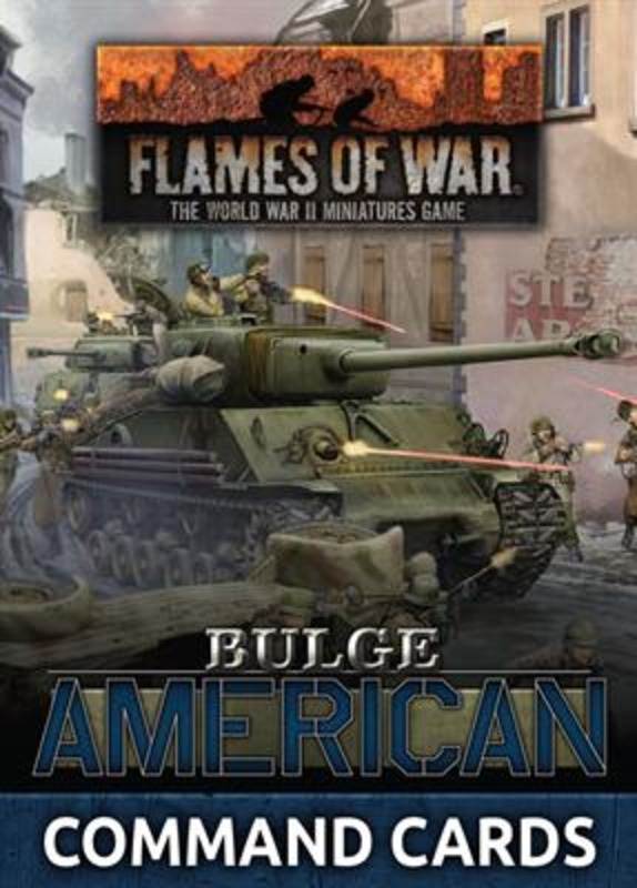 Flames Of War Command Cards: Bulge American