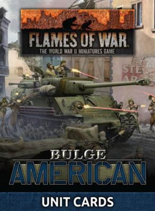 Flames Of War Unit Cards: Bulge American