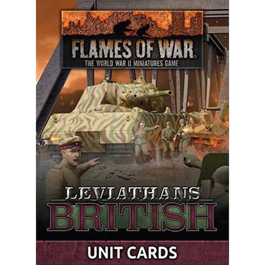 FOW: Leviathans British Unit Cards