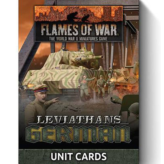 FOW: Leviathans German Unit Cards