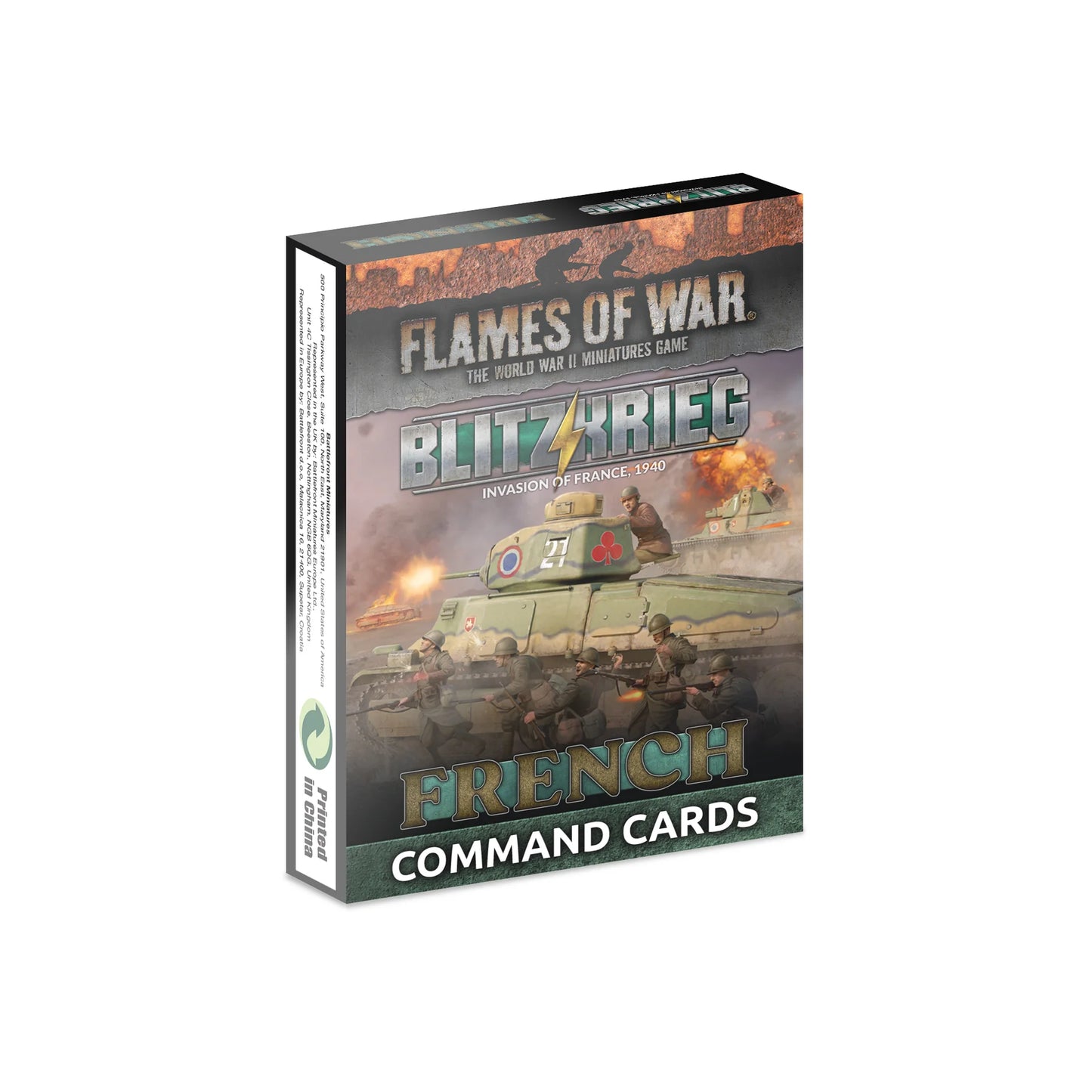 French Command Cards Early War