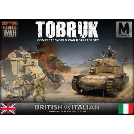 FOW: Tobruk British vs. Italian Starter Set (24 pcs.)