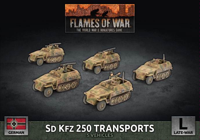 Sd.Kfz.250 Transports (5 pcs.)