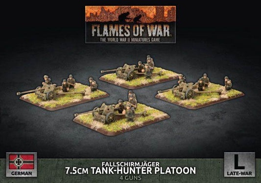 Fallschirmjager 7.5cm Tank-Hunter Platoon (4 pcs.)