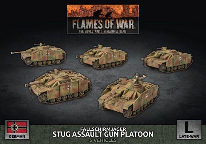 Fallschemjager StuG/StuH Assault Gun Platoon (5 pcs.)