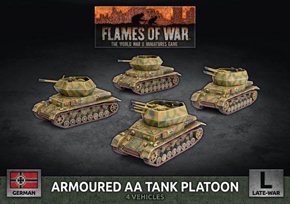 Armoured AA Tank Platoon (4 pcs.)