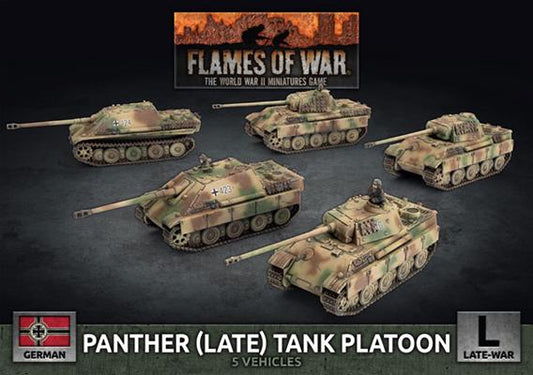 Panther (Late) Tank Platoon (5 pcs.)