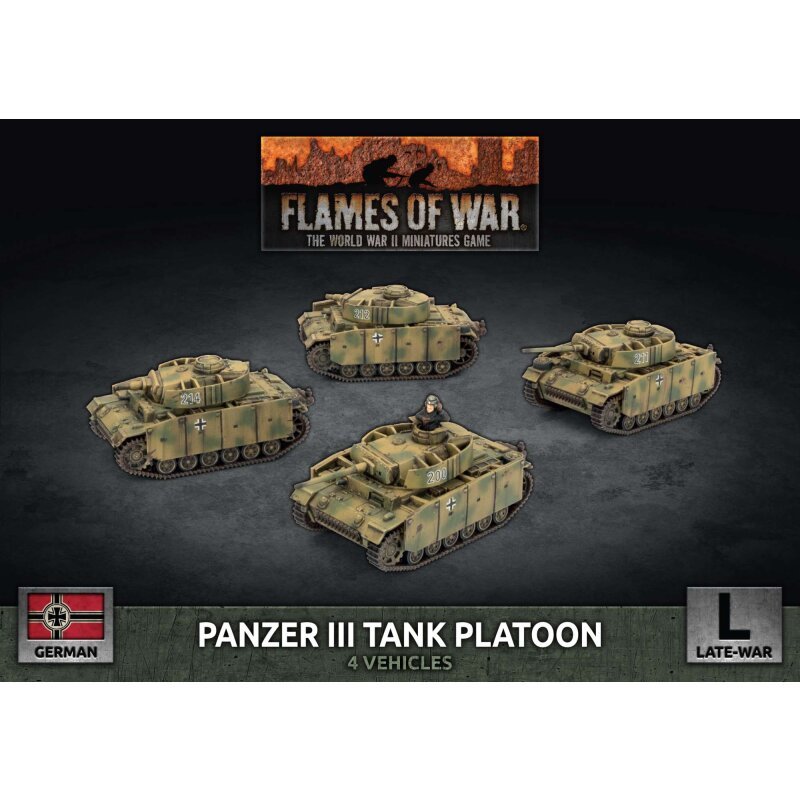 Panzer III Tank Platoon (4 pcs.)