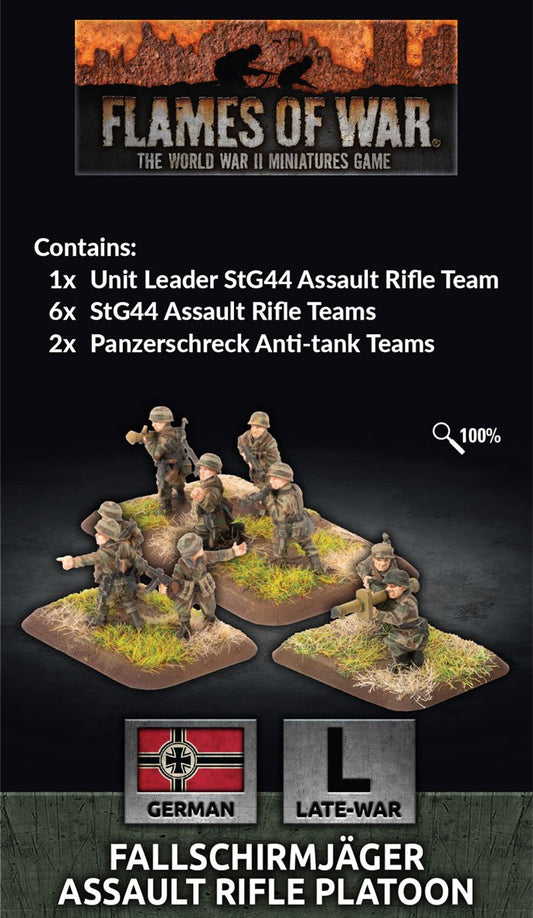 German Fallschirmjager Assault Rifle Platoon (9 pcs.)