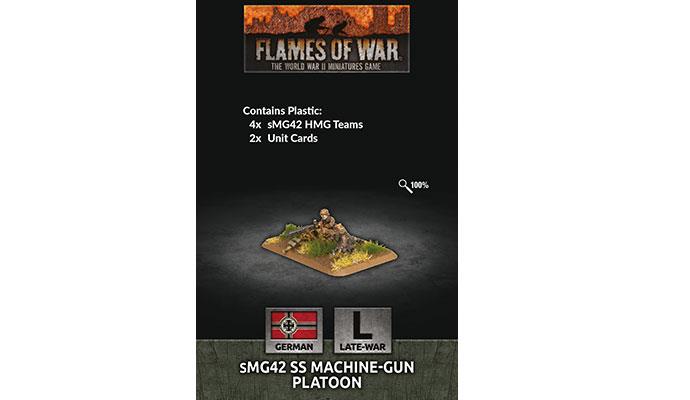 Flames of War: SMG42 SS Machine-Gun Platoon