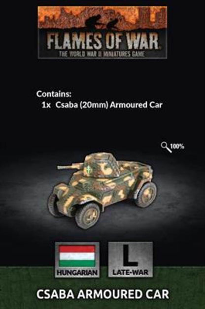 Hungarian Late War CSABA Armoured Car