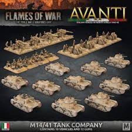 FOW: Italian Starter Set- Avanti M14/41 Tank Company (22 pc)