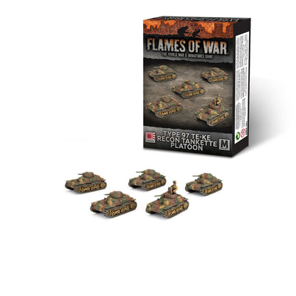 Type 97 Te-Ke Recon Tankette Platoon (5 pcs.)