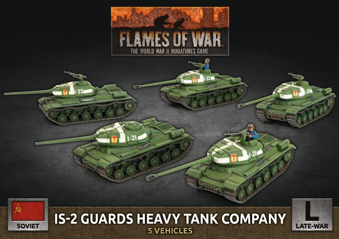 Soviet IS-2 Guards Heavy Tank Company (5 pcs.)