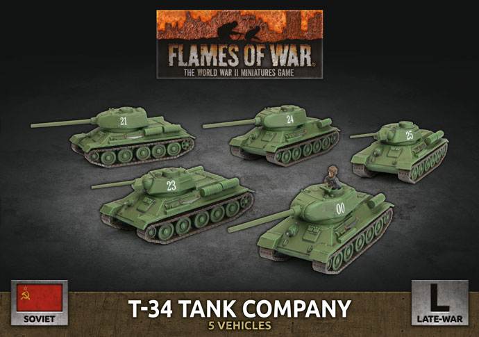 Flames Of War: T-34 Tank Company