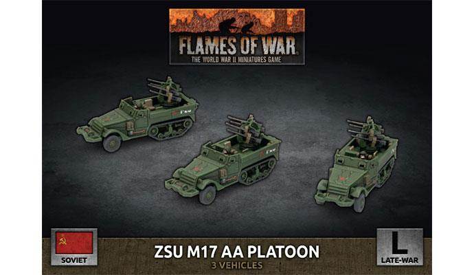 Soviet ZSU M17 AA Platoon (3 pcs.)