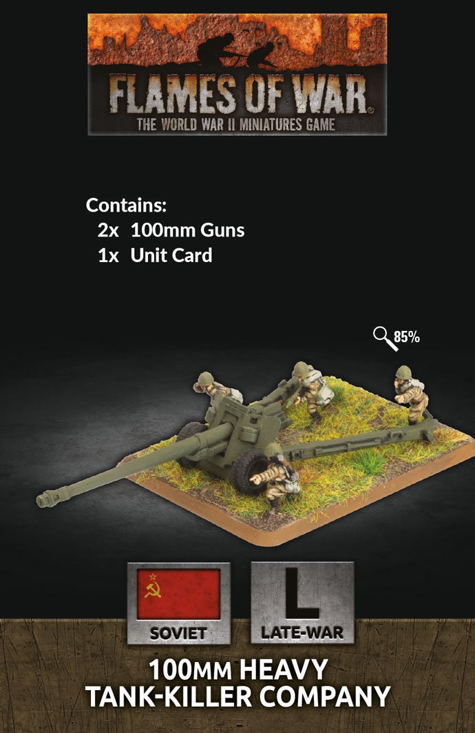 Soviet 100mm Heavy Tank Killer Company (2 pcs.)