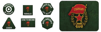 Flames of War Token and Objective Set: Soviet Guards