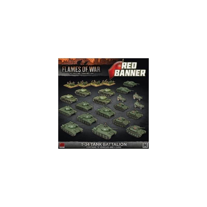 Red Banner T-34 Tank Battalion (40 pcs.)