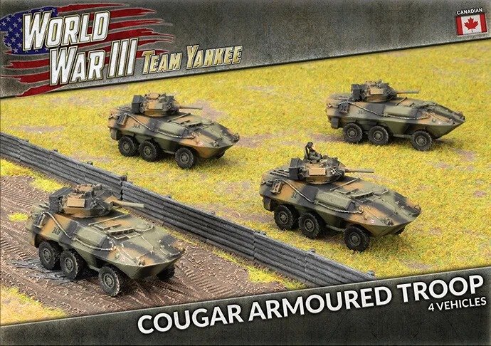 Team Yankee: Cougar Armoured Troop (4 Vehicles)