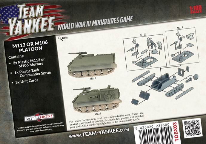 Team Yankee, M113 OR M106 Platoon