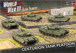 Team Yankee: WWIII Centurion Tank Platoon (5 Vehicles)