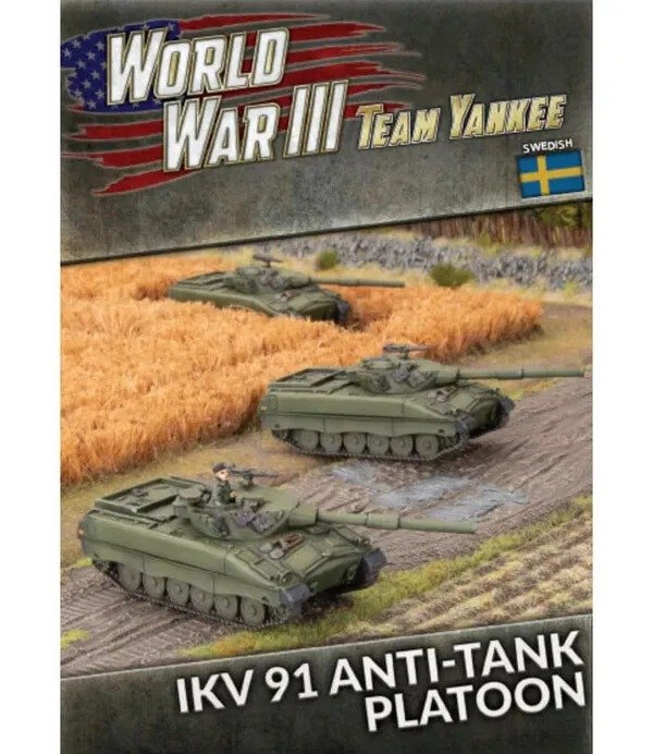 Team Yankee: WWIII IKV 91 Anti-Tank Platoon (3 Vehicles)