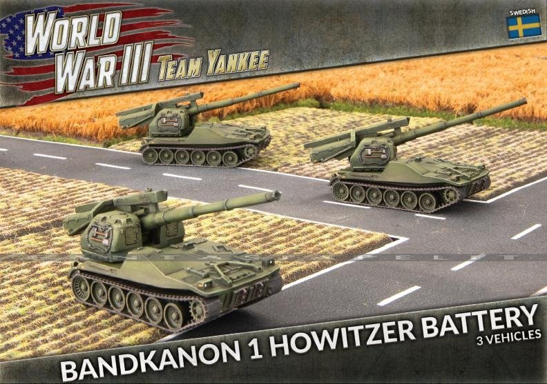 Team Yankee: WWIII Bandkanon 1 Howitzer Battery (3 Vehicles)