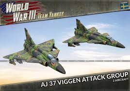 Team Yankee: WWIII AJ 37 Viggen Attack Group (2 Aircrafts)