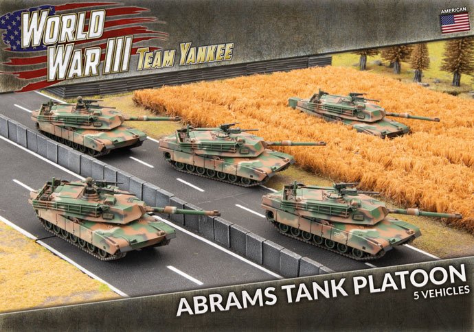 Team Yankee: Abrams Tank Platoon (x5)