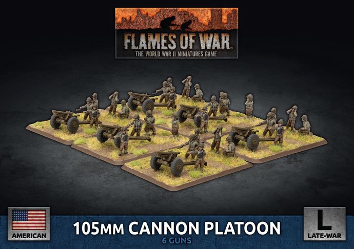 105mm Cannon Platoon (6 guns)