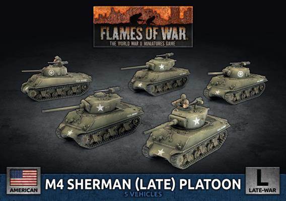 FOW M4 Sherman (Late) Platoon