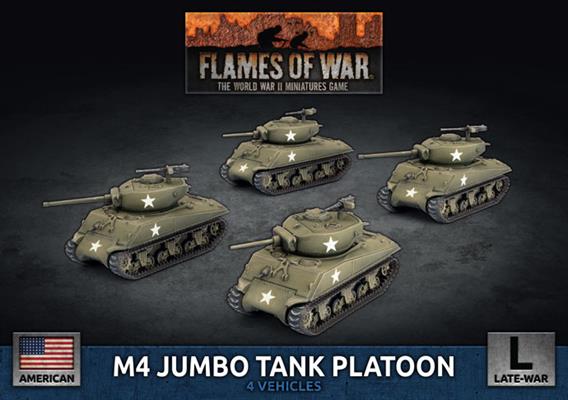 FOW M4 Jumbo Tank Platoon