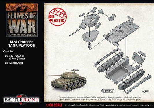 FOW M24 Chaffee Tank Platoon