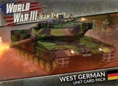 Team Yankee West German Unit Cards