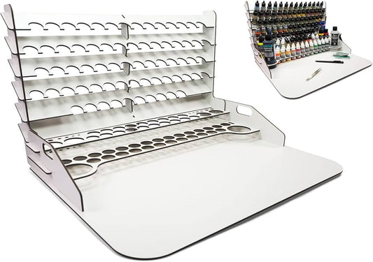 Paint Display & Work Station w/Vertical Storage 50cm x 37cm