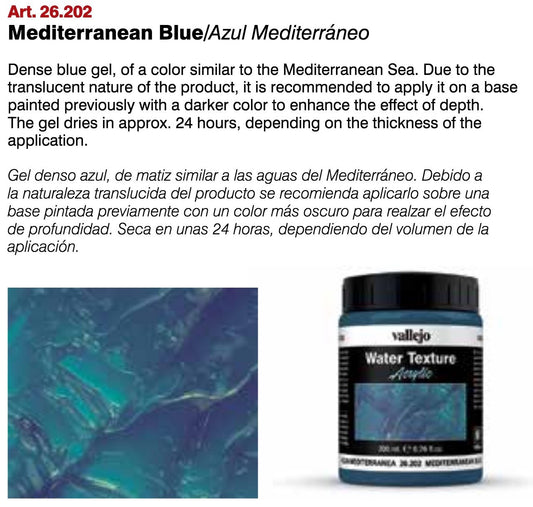 Mediterranean Blue Water - Water Effect Gel