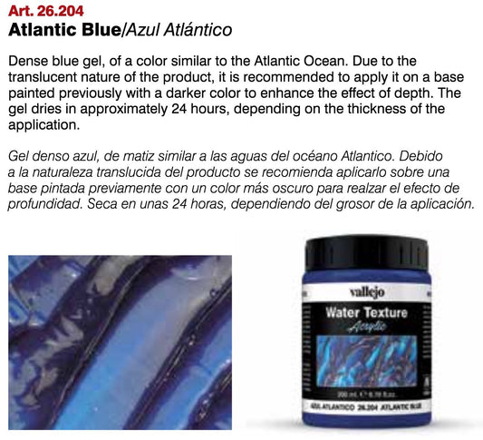 Atlantic Blue Water - Water Effect Gel