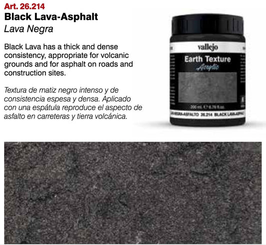 Stone Texture - Black Lava Asphalt