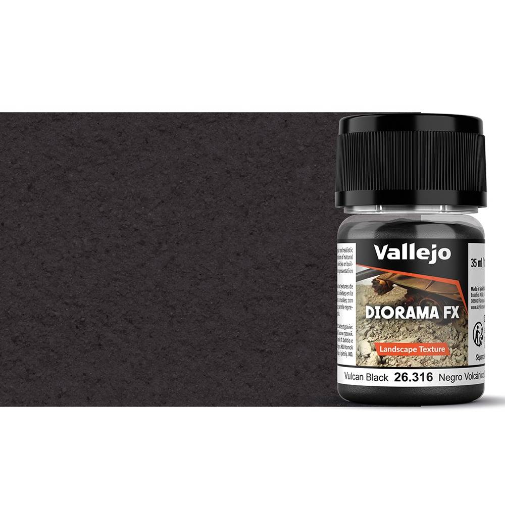 Diorama FX - Landscape Texture Vulcan Black (0.1-0.6mm)