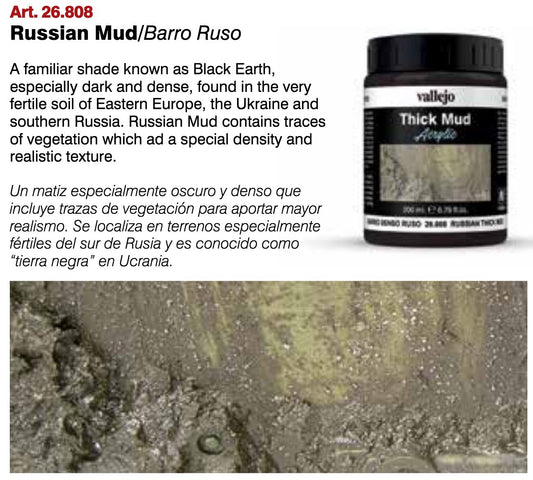 Thick Mud Acrylic: Russian Thick Mud