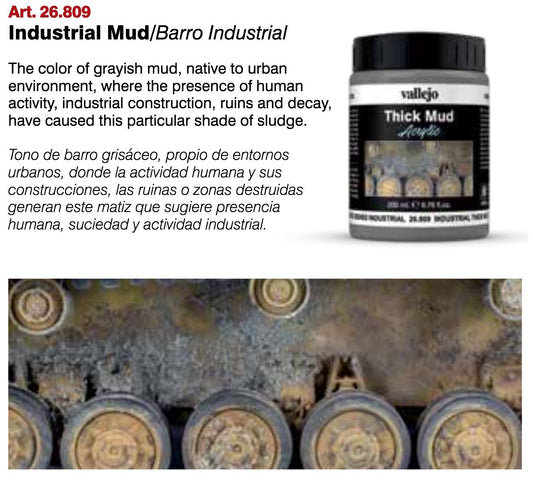 Thick Mud Acrylic: Industrial Thick Mud