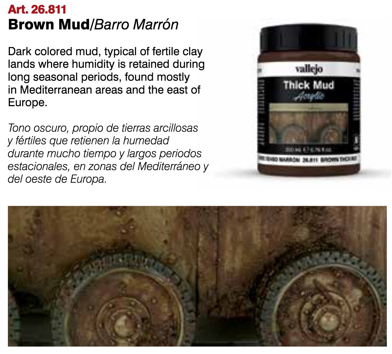 Thick Mud Acrylic: Brown Mud