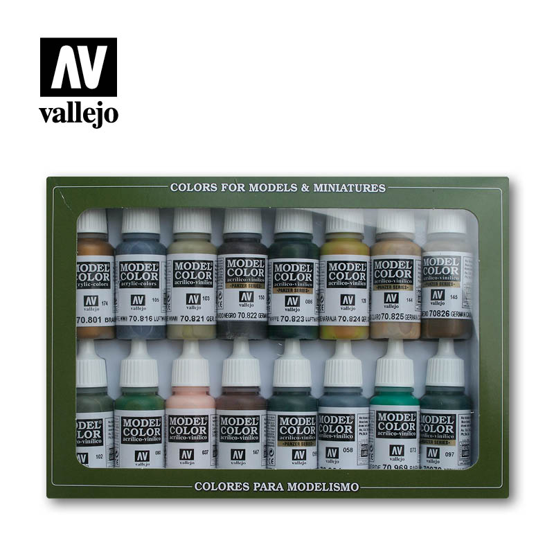 Vallejo Colour Set #14 - WW2 German Camo