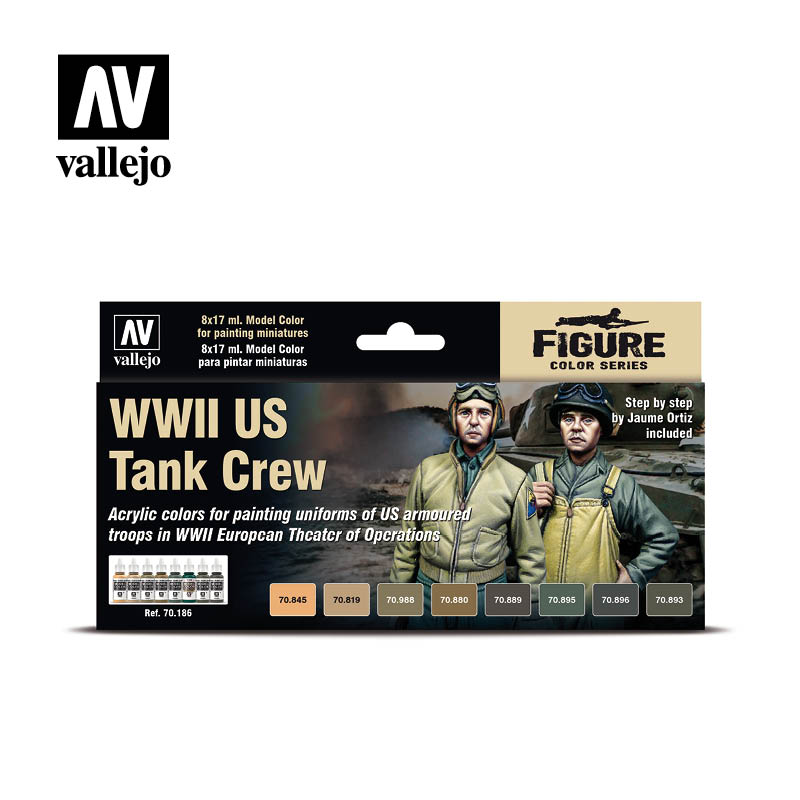 WW2 US Tank Crew Figure Color Series