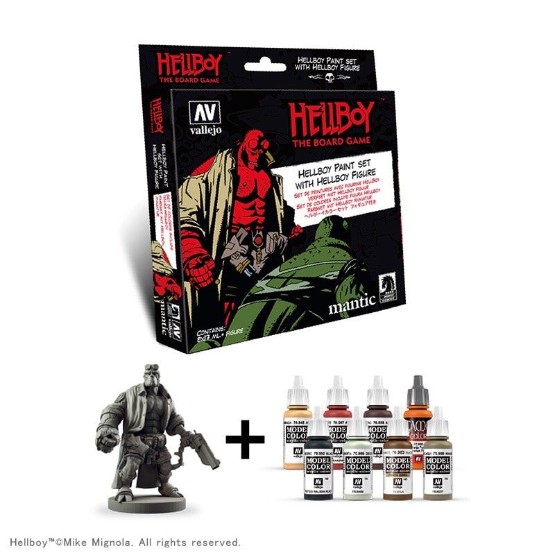 Hellboy the Board Game Paint Set w/ Figure