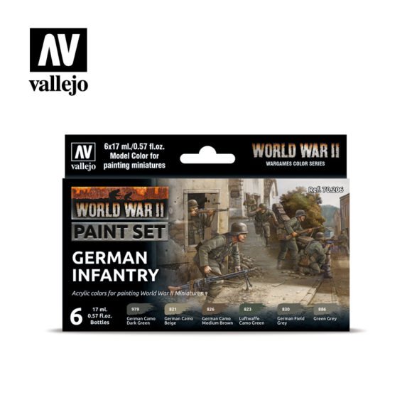 World War II Paint Set: German Infantry